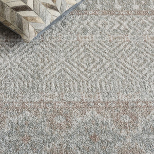 Safavieh Madison Bohemian Polypropylene Area Rug Turkish Woven Neutral Grey Living Room Accent MAD797E-5