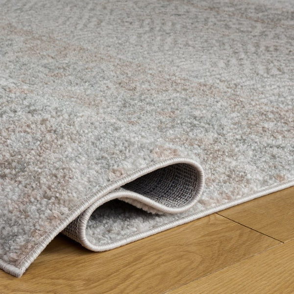 Safavieh Madison Solid Grey Bohemian Polypropylene Area Rug Low Pile for Living or Dining Rooms MAD797E-6