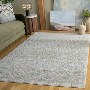 Safavieh Madison Solid Grey Bohemian Polypropylene Area Rug Low Pile for Living or Dining Rooms MAD797E-6