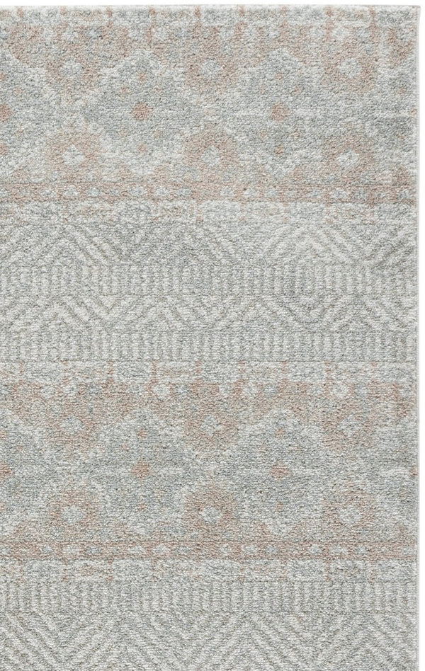 Safavieh Madison Solid Grey Bohemian Polypropylene Area Rug Low Pile for Living or Dining Rooms MAD797E-6