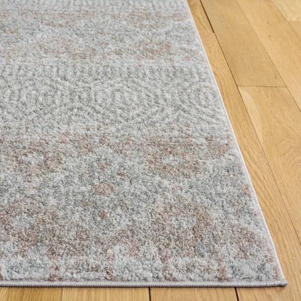 Safavieh Madison Grey Polypropylene Square Rug Power Loomed for Bohemian and Minimalist Rooms MAD797E-7SQ