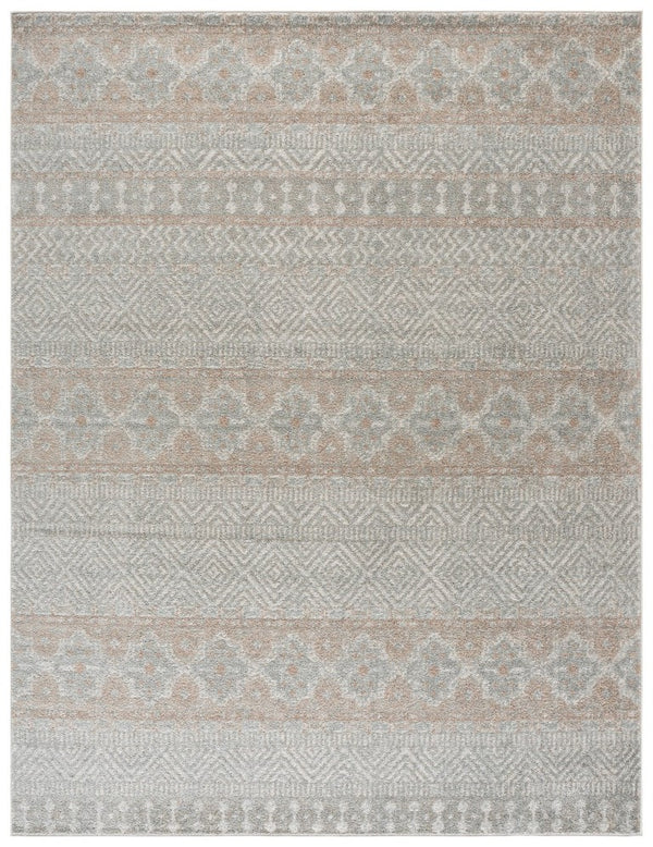 Safavieh Madison Bohemian Grey Polypropylene Area Rug Power Loomed in Turkey for Living Rooms MAD797E-8