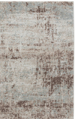Safavieh Madison Geometric Runner Rug Power Loomed Polypropylene Hallway Accent in Neutral Tones 5'-3" x 7'-6" MAD819A-5