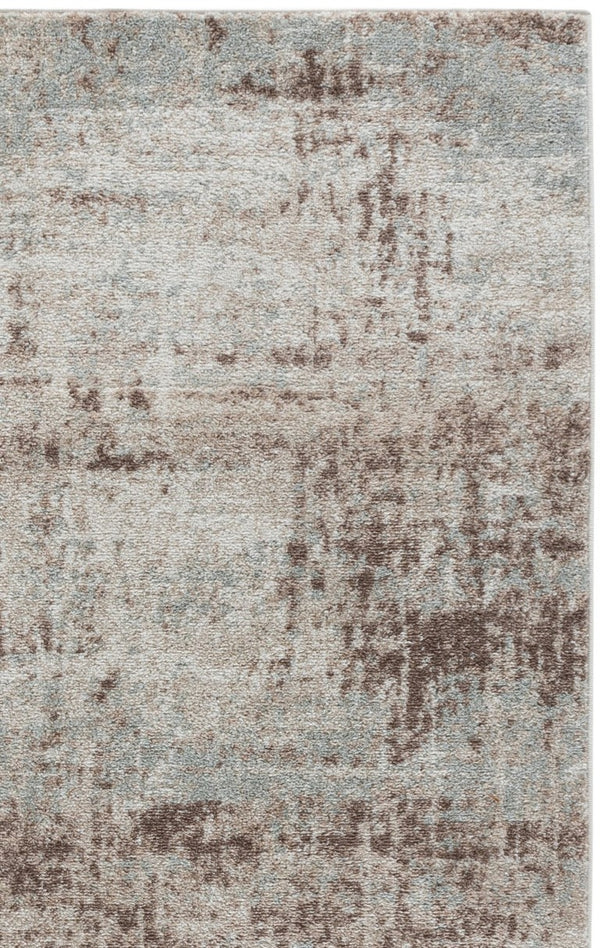 Safavieh Madison Geometric Runner Rug Power Loomed Polypropylene Hallway Accent in Neutral Tones 6'-7" x 9'-2" MAD819A-6