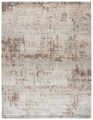 Safavieh Madison Geometric Runner Rug Power Loomed Polypropylene Hallway Accent in Neutral Tones 9'-0" x 12'-0" MAD819A-9