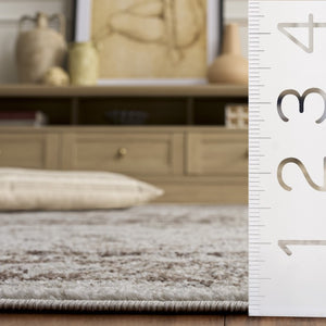 Safavieh Madison Solid Beige Polypropylene Area Rug Low Pile Turkish Craft for Transitional Spaces MAD836A-3