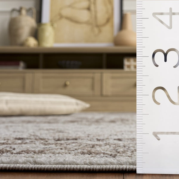 Safavieh Madison Neutral Beige Power Loomed Polypropylene Area Rug for Living and Dining Rooms MAD836A-8