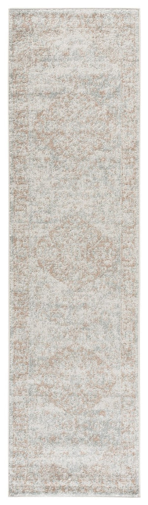 Safavieh Madison Grey Polypropylene Hallway Runner Rug Traditional Pattern Low Pile Turkey Woven MAD836F-28