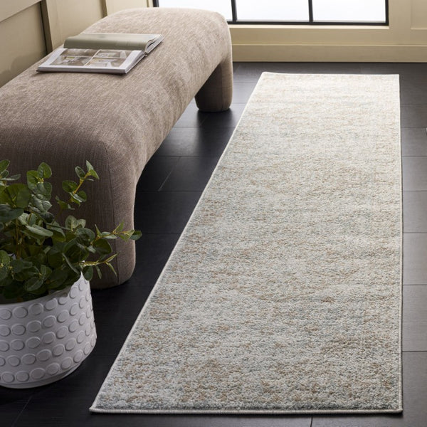 Safavieh Madison Grey Polypropylene Hallway Runner Rug Traditional Pattern Low Pile Turkey Woven MAD836F-28