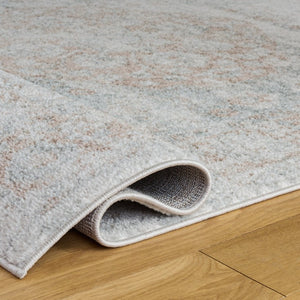 Safavieh Madison Solid Grey Polypropylene Area Rug Power Loomed Traditional Low Pile Floor Accent MAD836F-5