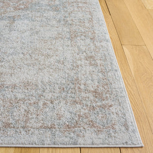 Safavieh Madison Solid Grey Polypropylene Area Rug Power Loomed Traditional Low Pile Floor Accent MAD836F-5