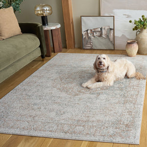 Safavieh Madison Solid Grey Polypropylene Area Rug Power Loomed Traditional Low Pile Floor Accent MAD836F-5