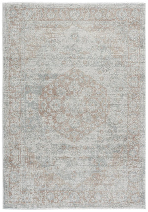 Safavieh Madison Solid Grey Polypropylene Area Rug Low Pile Power Loomed for Living Rooms MAD836F-6