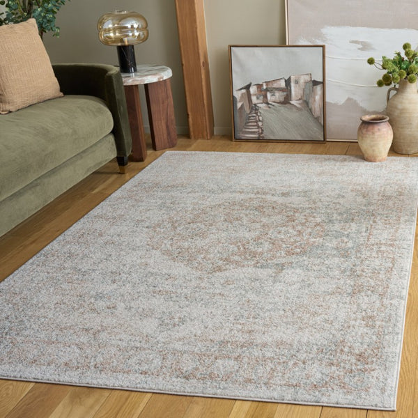 Safavieh Madison Solid Grey Polypropylene Area Rug Low Pile Power Loomed for Living Rooms MAD836F-6