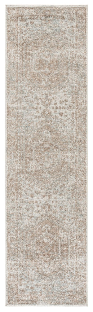 Safavieh Madison Power Loomed Polypropylene Solid Grey Runner Rug for Hallways and Entryways MAD864F-28