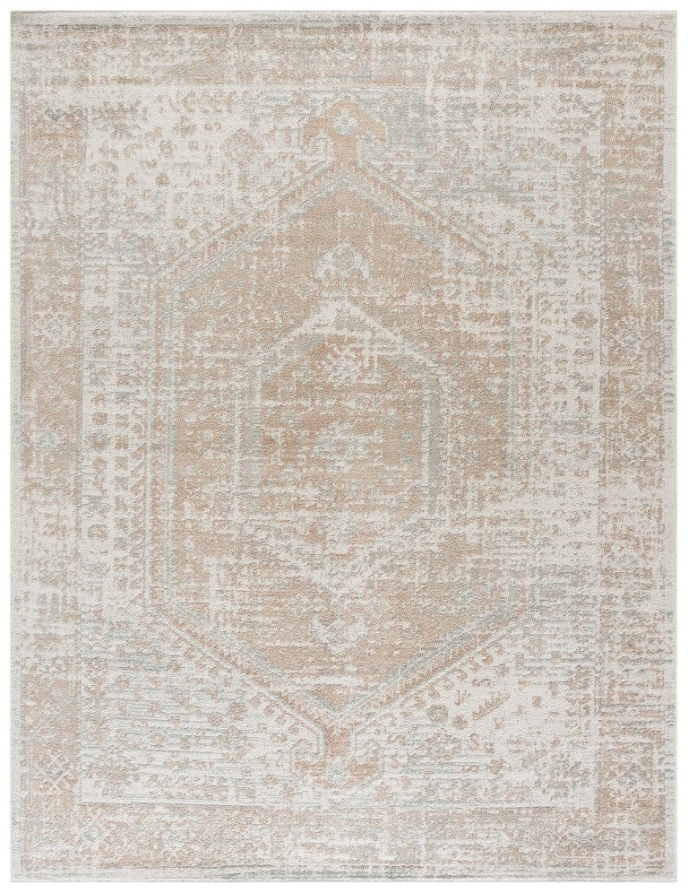 Safavieh Madison Neutral Grey Traditional Area Rug Power Loomed Polypropylene Turkish Craftsmanship MAD864F-9