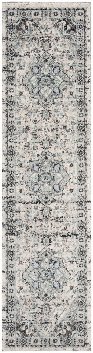 Safavieh Madison 924 Power Loomed Transitional Rug Light Grey / Blue MAD924F-4