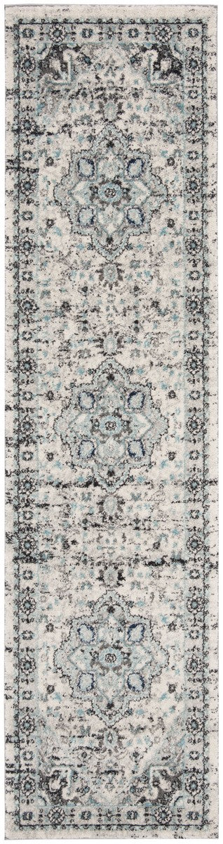 Safavieh Madison 924 Power Loomed Transitional Rug Light Grey / Blue MAD924F-4