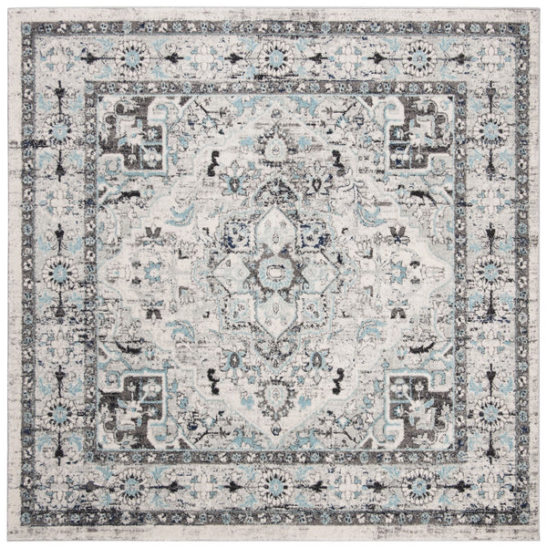 Safavieh Madison 924 Power Loomed Transitional Rug Light Grey / Blue MAD924F-4