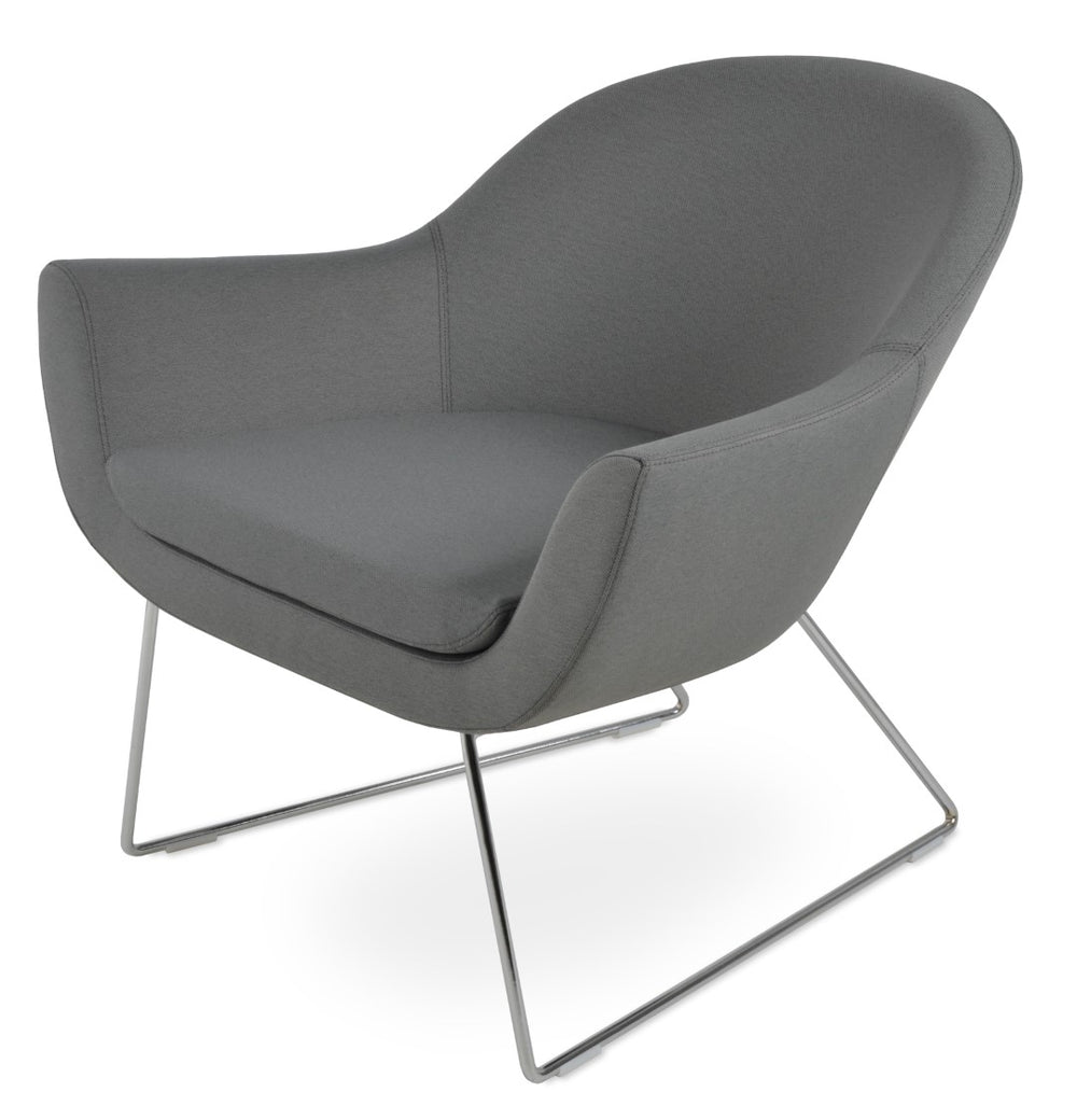 Soho Concept Madison Armchair Swivel Round - Premium Fabric Options, 10-year Guarantee, Modern Comfort & Style Grey  Soho-concept-dining-chair-12149