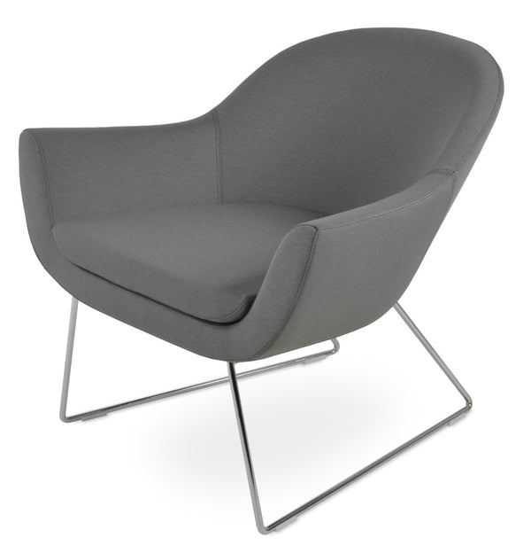 Soho Concept Madison Armchair Swivel Round - Premium Fabric Options, 10-year Guarantee, Modern Comfort & Style Grey  Soho-concept-dining-chair-12149