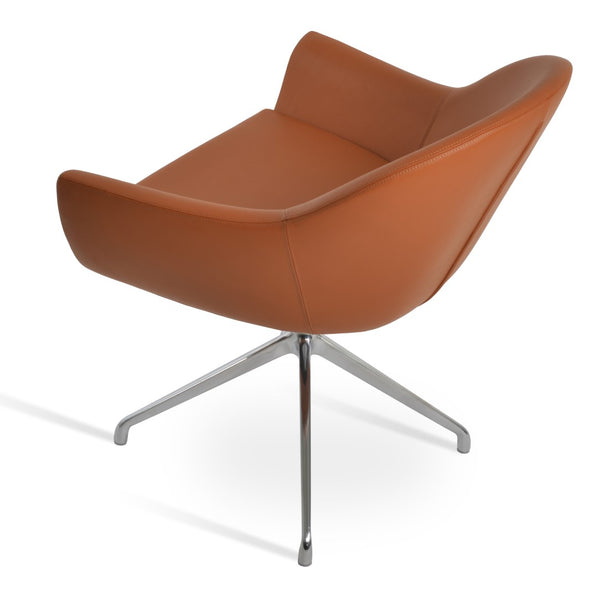 Soho Concept Madison Arm Office Chair - Luxury Camira Yoredale Boucle Fabric, 10-year Guarantee, Ergonomic Design Aluminum  Soho-concept-dining-chair-12155