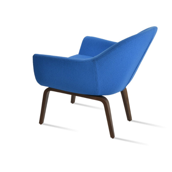 Soho Concept Madison Armchair In Camira Yoredale Boucle Fabric - Stylish, Durable Seating With 10-year Guarantee Blue,Walnut  Soho-concept-dining-chair-12128