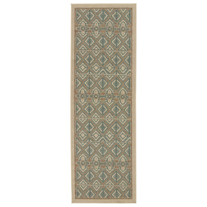 Jaipur Living Vibe by Jaipur Living Hazina Polypropylene Geometric Indoor Outdoor Area Rug 2'6"X8' RUG150257