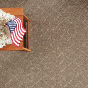 Jaipur Living Vibe by Jaipur Living Almasi Polypropylene Trellis Indoor Outdoor Area Rug Dark Taupe 8'X10' RUG150290