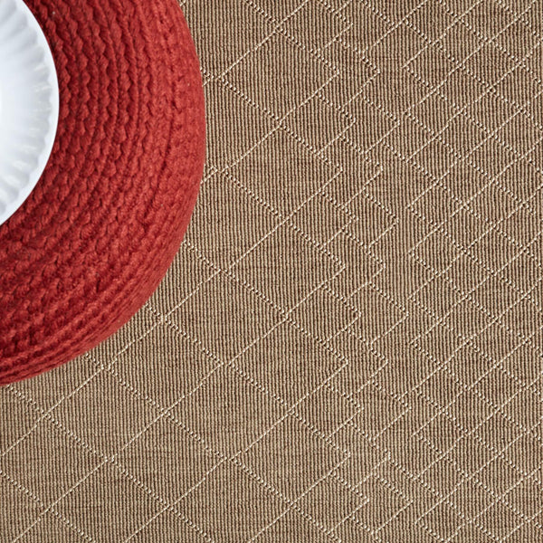 Jaipur Living Vibe by Jaipur Living Almasi Polypropylene Trellis Indoor Outdoor Area Rug Dark Taupe 8'X10' RUG150290