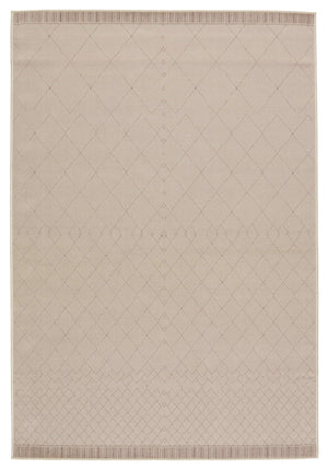 Jaipur Living Vibe by Jaipur Living Almasi Polypropylene Trellis Indoor Outdoor Area Rug Beige 9'X12' RUG150271