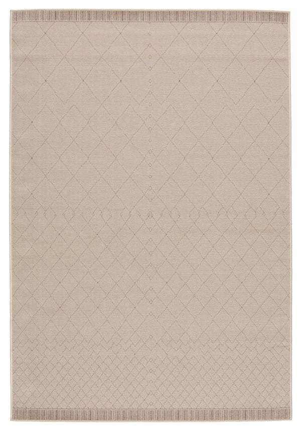 Jaipur Living Vibe by Jaipur Living Almasi Polypropylene Trellis Indoor Outdoor Area Rug Beige 9'X12' RUG150271