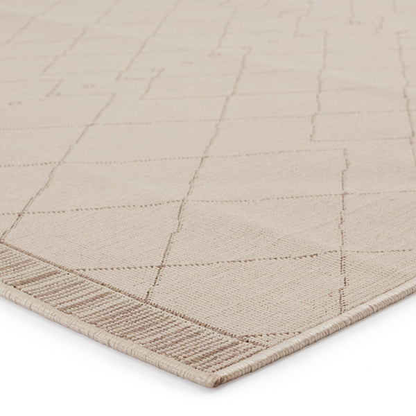 Jaipur Living Vibe by Jaipur Living Almasi Polypropylene Trellis Indoor Outdoor Area Rug Beige 9'X12' RUG150271