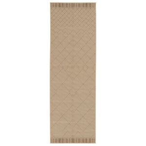 Jaipur Living Vibe by Jaipur Living Almasi Polypropylene Trellis Indoor Outdoor Area Rug Beige 2'6"X8' RUG150269