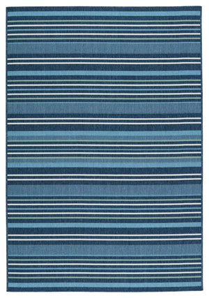 Jaipur Living Vibe by Jaipur Living Elara Polypropylene Flat Weave Geometric Stripe Indoor Outdoor Rug 2' X 3' RUG153424