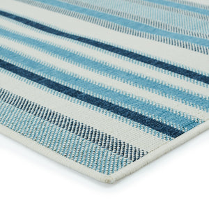 Jaipur Living Vibe by Jaipur Living Mahaba Striped Polypropylene Rug for Patio or Entryway Decor 5' x 8' RUG153432