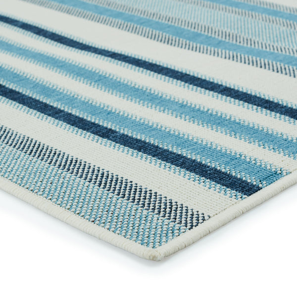 Jaipur Living Vibe by Jaipur Living Mahaba Striped Polypropylene Rug for Patio or Entryway Decor 5' x 8' RUG153432