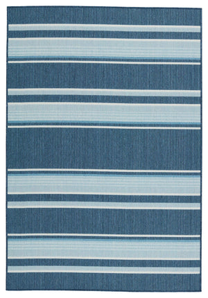 Jaipur Living Vibe by Jaipur Living Mahaba Polypropylene Stripe Rug African Weave Outdoor Accent 9' X 12' RUG153439