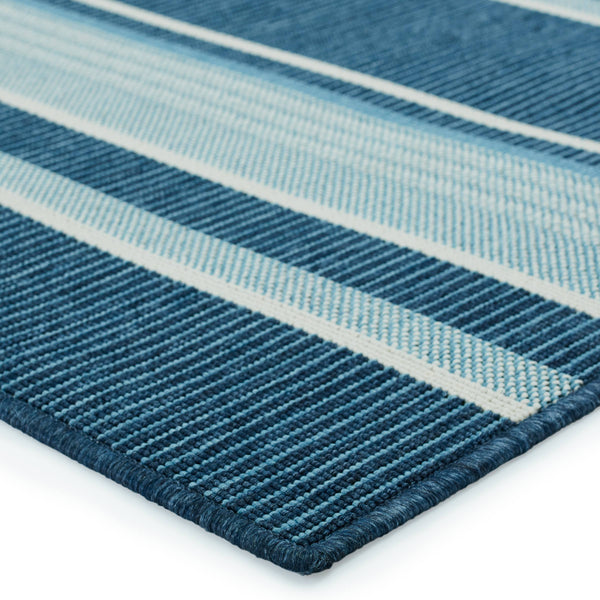 Jaipur Living Vibe by Jaipur Living Mahaba Polypropylene Stripe Rug African Weave Outdoor Accent 9' X 12' RUG153439