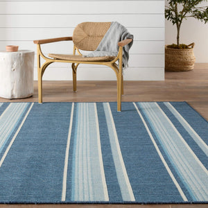 Jaipur Living Vibe by Jaipur Living Mahaba Polypropylene Stripe Rug African Weave Outdoor Accent 9' X 12' RUG153439