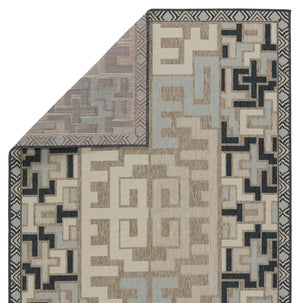 Jaipur Living Vibe by Jaipur Living Arpino Polypropylene Geometric Runner Rug for Indoor Outdoor Spaces Beige 2'6"X8' RUG153453