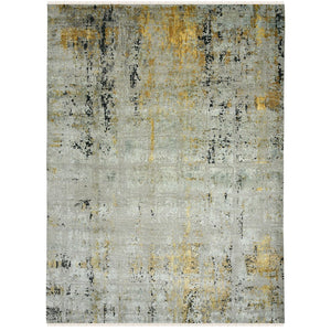 Amer Rugs Majestic Hand-knotted Premium Wool And Silk Area Rug - Bold Contemporary Design For Luxurious Spaces Ivory Wool, Silk Maj190912