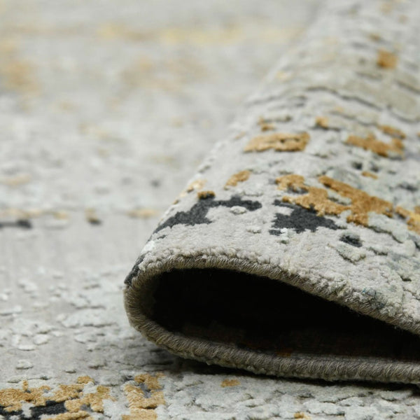 Amer Rugs Majestic Hand-knotted Premium Wool And Silk Area Rug - Bold Contemporary Design For Luxurious Spaces Ivory Wool, Silk Maj190912