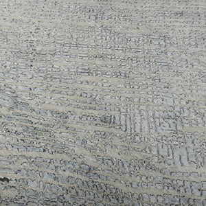 Amer Rugs Majestic Hand-knotted Premium Wool And Silk Area Rug - Bold Contemporary Design For Luxurious Spaces Blue Wool, Silk Maj50810