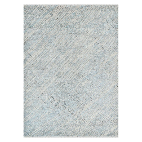 Amer Rugs Majestic Hand-knotted Premium Wool And Silk Area Rug - Bold Contemporary Design For Luxurious Spaces Blue Wool, Silk Maj50810