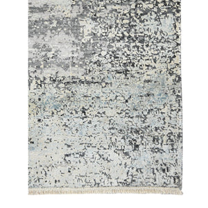 Amer Rugs Majestic Hand-knotted Premium Wool And Silk Area Rug - Bold Contemporary Design For Luxurious Spaces Ivory Wool, Silk Maj60203