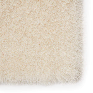 Jaipur Living Jaipur Living Marlowe Handwoven Shag Polyester Plush Ivory Area Rug for Rooms RUG156654