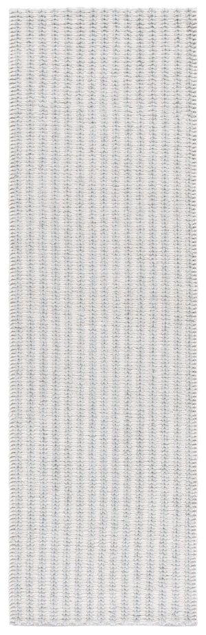 Safavieh Manhattan Runner Rug - Timeless Elegance, Hand-loomed Comfort, Perfect For Hallways And Entryways Ivory ,Grey 70% Wool 20% Cotton 10% Polyster Man225f-28