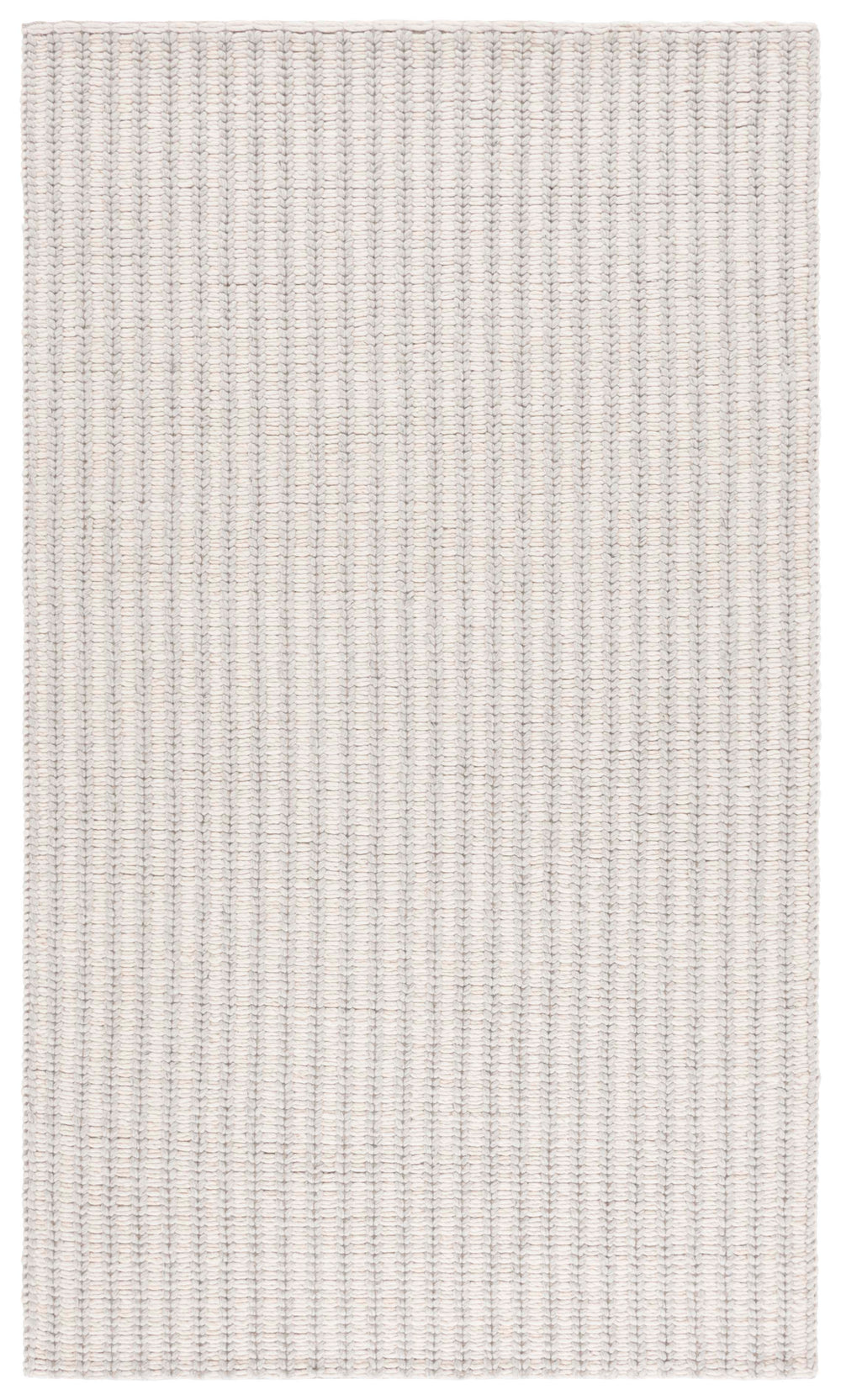 Safavieh Manhattan Runner Rug - Timeless Elegance, Hand-loomed Comfort, Perfect For Hallways And Entryways Ivory ,Grey 70% Wool 20% Cotton 10% Polyster Man225f-5