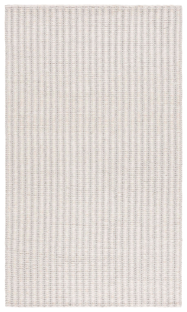 Safavieh Manhattan Runner Rug - Timeless Elegance, Hand-loomed Comfort, Perfect For Hallways And Entryways Ivory ,Grey 70% Wool 20% Cotton 10% Polyster Man225f-5